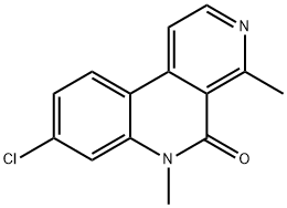 8-chloro-4,6-dimethyl-5H,6H-benzo[c]2,7-naphthyridin-5-one Structure