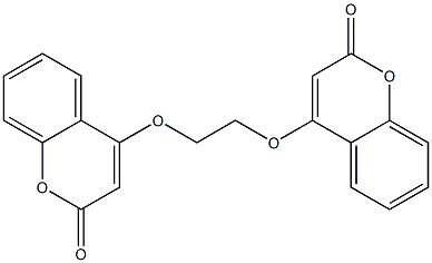 2H-1-Benzopyran-2-one,4,4'-[1,2-ethanediylbis(oxy)]bis- (9CI) Structure