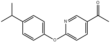 5-Acetyl-2-(4-isopropylphenoxy)pyridine 구조식 이미지