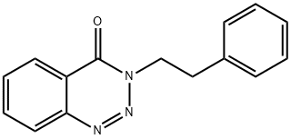 1,2,3-Benzotriazin-4(3H)-one,3-(2-phenylethyl)- Structure