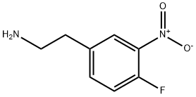 2-(4-fluoro-3-nitrophenyl)ethanamine Structure
