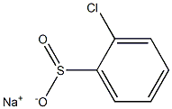 2-Chlorobenzenesulfinic acid sodium salt Structure