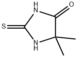 4-Imidazolidinone,5,5-dimethyl-2-thioxo- Structure