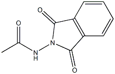 Acetamide,N-(1,3-dihydro-1,3-dioxo-2H-isoindol-2-yl)- 구조식 이미지