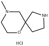 9-methyl-6-oxa-2,9-diazaspiro[4.5]decane dihydrochloride 구조식 이미지