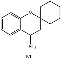 3,4-dihydrospiro[chromene-2,1-cyclohexan]-4-amine hydrochloride 구조식 이미지