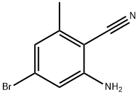 2-AMINO-4-BROMO-6-METHYLBENZONITRILE 구조식 이미지