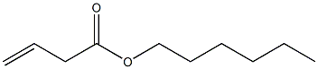 3-Butenoic acid, hexyl ester Structure