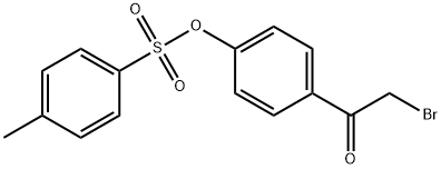 4-(2-bromoacetyl)phenyl 4-methylbenzenesulfonate Structure