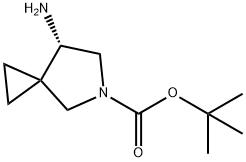 tert-butyl (7S)-7-amino-5-azaspiro[2.4]heptane-5-carboxylate Structure