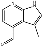 3-METHYL-1H-PYRROLO[2,3-B]PYRIDINE-4-CARBALDEHYDE 구조식 이미지