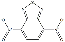 2,1,3-Benzothiadiazole,4,7-dinitro- 구조식 이미지