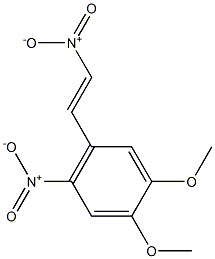 Benzene,1,2-dimethoxy-4-nitro-5-(2-nitroethenyl)- Structure