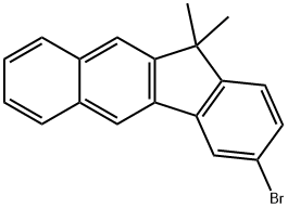 3-Bromo-11,11-dimethyl-11H-benzo[b]fluorene Structure
