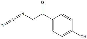 Ethanone, 2-azido-1-(4-hydroxyphenyl)- 구조식 이미지