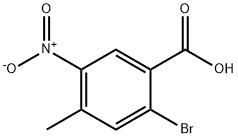 2-Bromo-4-methyl-5-nitro-benzoic acid Structure