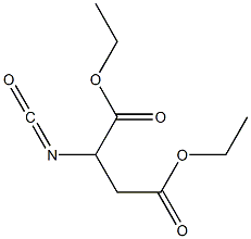 Butanedioic acid,isocyanato-, diethyl ester (9CI) Structure