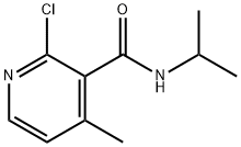 2-Chloro-N-isopropyl-4-methyl-nicotinamide Structure