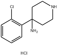 4-(2-Chlorophenyl)piperidin-4-amine dihydrochloride Structure