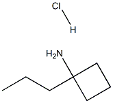 1-Propylcyclobutanamine hydrochloride Structure
