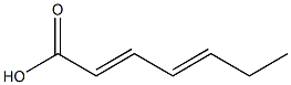 2,4-Heptadienoic acid 구조식 이미지