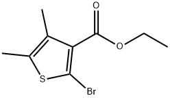 ethyl 2-bromo-4,5-dimethylthiophene-3-carboxylate 구조식 이미지