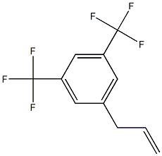 1-prop-2-enyl-3,5-bis(trifluoromethyl)benzene Structure