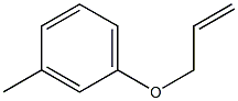 allyl m-methylphenyl ether Structure