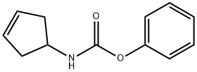 Carbamic acid, N-3-cyclopenten-1-yl-, phenyl ester Structure