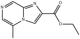 5-Methyl-imidazo[1,2-a]pyrazine-2-carboxylic acid ethyl ester 구조식 이미지
