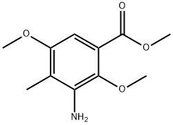 methyl 3-amino-2,5-dimethoxy-4-methylbenzoate Structure