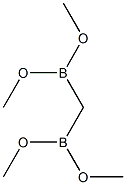 Boronic acid, methylenebis-, tetramethyl ester 구조식 이미지