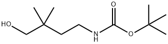 tert-butyl (4-hydroxy-3,3-dimethylbutyl)carbamate Structure