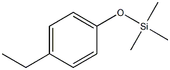Silane, (4-ethylphenoxy)trimethyl- Structure