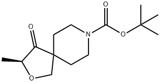 (S)-tert-butyl 3-methyl-4-oxo-2-oxa-8-azaspiro[4.5]decane-8-carboxylate 구조식 이미지
