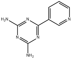 1,3,5-Triazine-2,4-diamine,6-(3-pyridinyl)- Structure