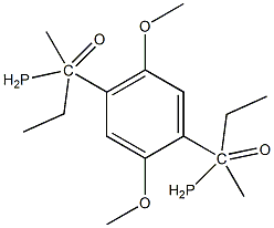 (2,5-Dimethoxy-1,4-phenylene)bis(diethylphosphine oxide), 99+% Redox shuttle ANL-RS51 Structure