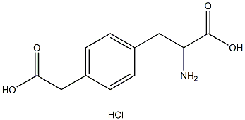 4-Carboxymethylphenylalanine  hydrochloride Structure
