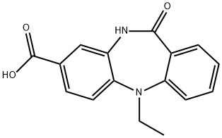 5-ethyl-11-oxo-10,11-dihydro-5H-dibenzo[b,e][1,4]diazepine-8-carboxylic acid Structure