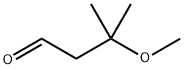 Butanal, 3-methoxy-3-methyl- Structure