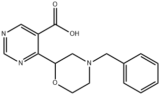 4-(4-Benzylmorpholin-2-Yl)Pyrimidine-5-Carboxylic Acid Structure