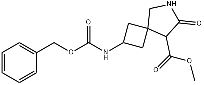 Methyl 2-(((Benzyloxy)Carbonyl)Amino)-7-Oxo-6-Azaspiro[3.4]Octane-8-Carboxylate Structure