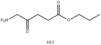 Pentanoic acid, 5-amino-4-oxo-, propyl ester, hydrochloride Structure