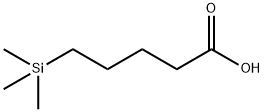 Pentanoic acid, 5-(trimethylsilyl)- Structure