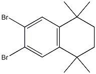 Naphthalene, 6,7-dibromo-1,2,3,4-tetrahydro-1,1,4,4-tetramethyl- 구조식 이미지