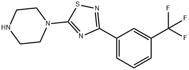 1-{3-[3-(trifluoromethyl)phenyl]-1,2,4-thiadiazol-5-yl}piperazine Structure