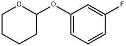 2-(3-Fluoro-phenoxy)-tetrahydro-pyran 구조식 이미지