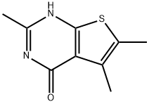 2,5,6-trimethyl-3H,4H-thieno[2,3-d]pyrimidin-4-one Structure