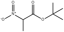 Propanoic acid, 2-nitro-, 1,1-dimethylethyl ester Structure