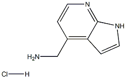 {1H-pyrrolo[2,3-b]pyridin-4-yl}methanamine hydrochloride Structure